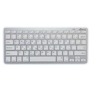Πληκτρολόγιο MediaRange Compact Bluetooth Silver MROS132-GR