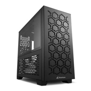 Sharkoon MS-Y1000 Midi-Tower Tempered Glass Black