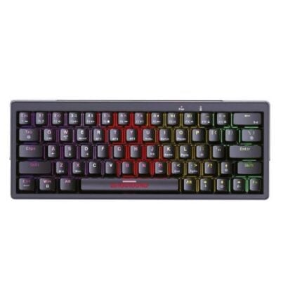Πληκτρολόγιο ZeroGround Satomi v2.0 KB-3700G RGB Outemu Red Switches