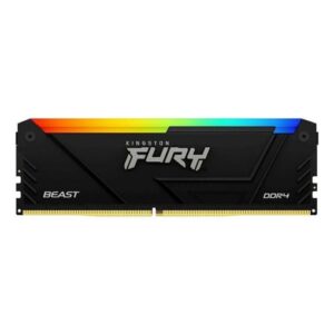 Ram Kingston Fury Beast 8GB (1 x 8GB) DDR4-3600MHz CL17 RGB Black KF436C17BB2A/8