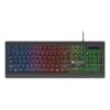 Πληκτρολόγιο Lamtech Full Size Rainbow Backlight (GR) Black LAM021325