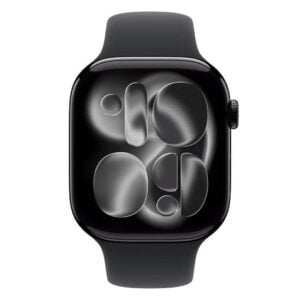 Apple Watch Series 11 GPS 46mm Aluminium Jet Black with Black Sport Band (S/M) MEUW4QL/A